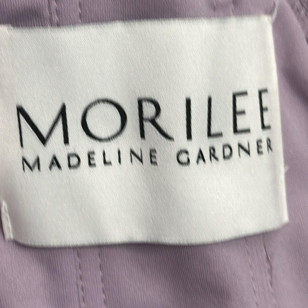 Morilee Madeline Gardner shaffon zippe back rose wood maxi formal dress s 16 new - Picture 10 of 16